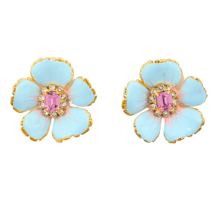 Jewel Flora Stud Earrings