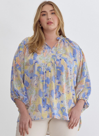 Greece in the Summer Blouse