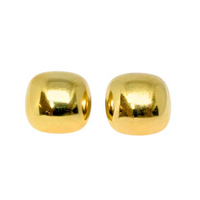 Convex Dome Stud Earrings