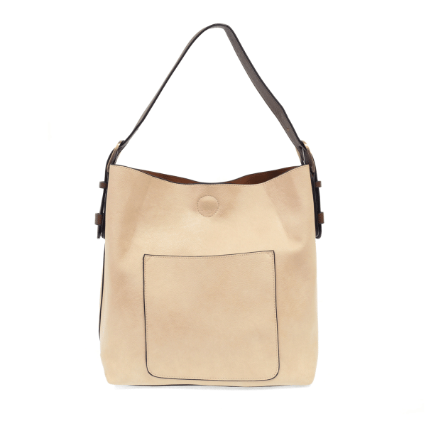 Classic Hobo Handbag with Coffee Handle