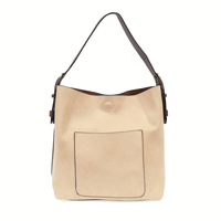Classic Hobo Handbag with Coffee Handle