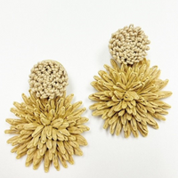Double Floral Drop Earrings